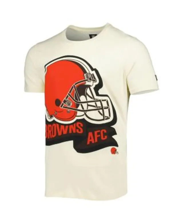 Men's New Era Cream Denver Broncos Sideline Chrome T-Shirt