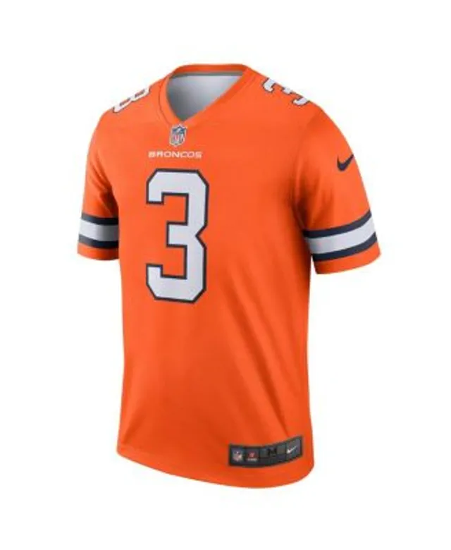 Nike Men's Russell Wilson Orange Denver Broncos Alternate Legend Jersey