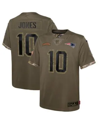 Nike Youth Boys Mac Jones Gray New England Patriots Atmosphere