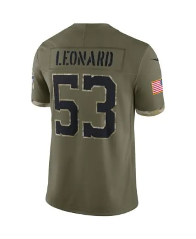 Shaquille Leonard Indianapolis Colts Nike RFLCTV Limited Jersey