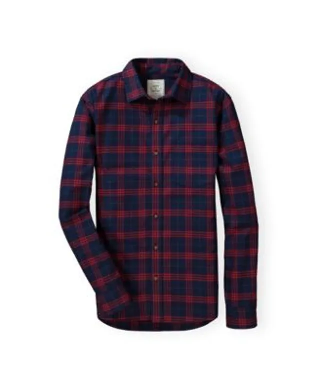 Men's NFL x Darius Rucker Collection by Fanatics Navy Houston Texans Flannel Long Sleeve Button-Up Shirt Size: Extra Large