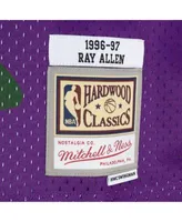 Men's Mitchell & Ness Ray Allen Kelly Green Milwaukee Bucks 1996
