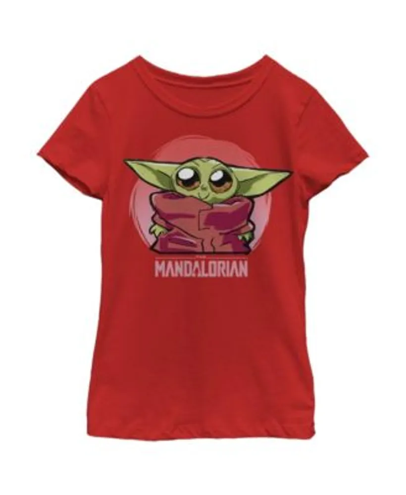 Disney Lucasfilm Girl's Star Wars: The Mandalorian Fourth of July Grogu  Stars and Stripes Child T-Shirt