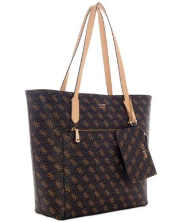 GUESS Vikky Oversized G-Cube Monogram Medium Tote - Macy's