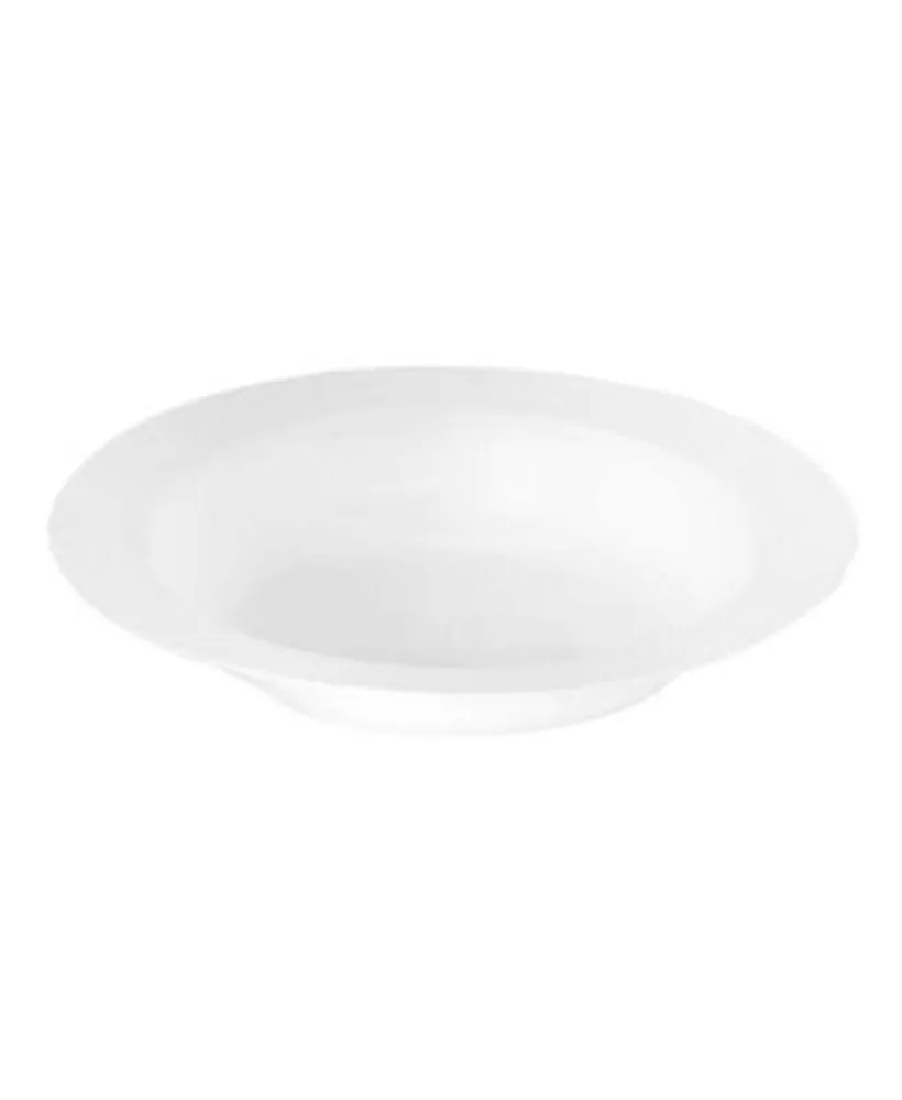 Strong White Plastic Dinner Plates Party Round Disposable Plates & Bowls