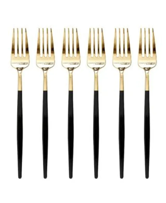 180 PCS Gold Classic Cutlery Plastic Silverware Set Forks, Knives