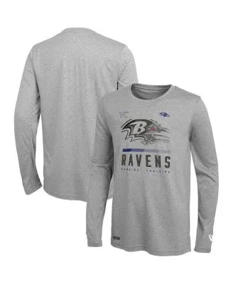 Men's Seattle Seahawks New Era Heathered Gray Combine Authentic Red Zone T- Shirt