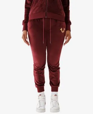 Women's Velour Mid Rise Joggers