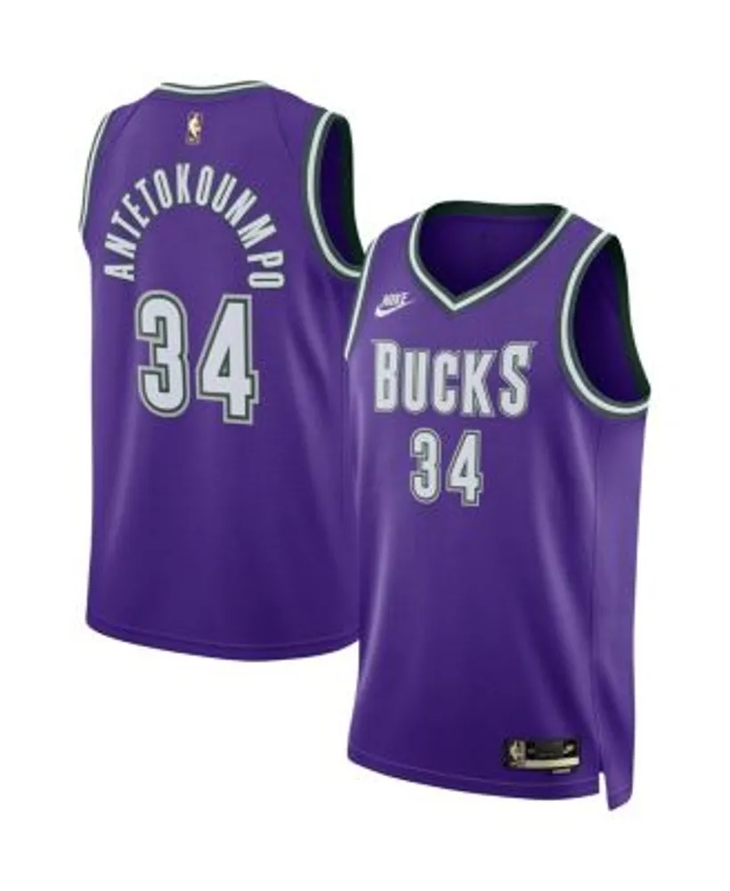 Nike 2022-23 Classic Edition Giannis Antetokounmpo Milwaukee Bucks Swingman  Jersey