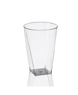 7 oz. Clear Square Bottom Disposable Plastic Cups (500 Cups)