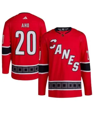 Men's Fanatics Branded Sebastian Aho White Carolina Hurricanes Away Premier Breakaway Player Jersey