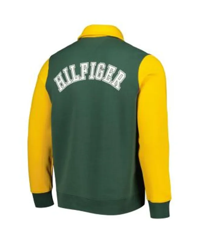 Men's Tommy Hilfiger Green Bay Packers Quarter-Zip Pullover Hoodie Size: Extra Large