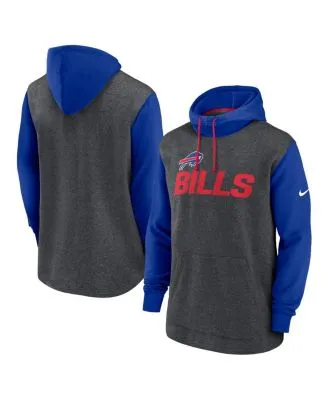 Nike Men's Buffalo Bills Sideline Therma-FIT Grey Pullover Hoodie