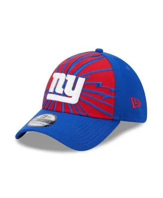 NFL New York Giants Royal Cap Red Visor New