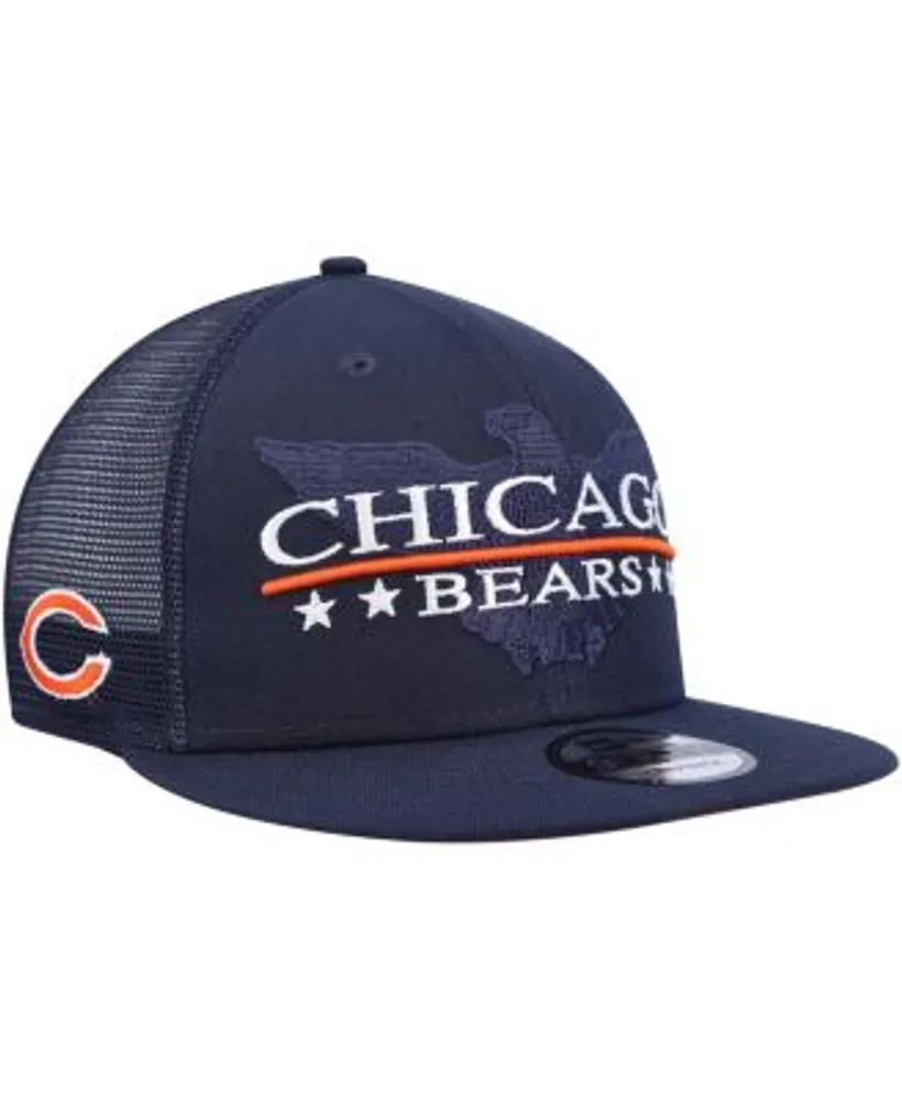 Men's Chicago Bears New Era Navy Script Logo Golfer 9FIFTY