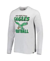 Men's '47 Heathered Gray New York Jets Dozer Franklin Long Sleeve