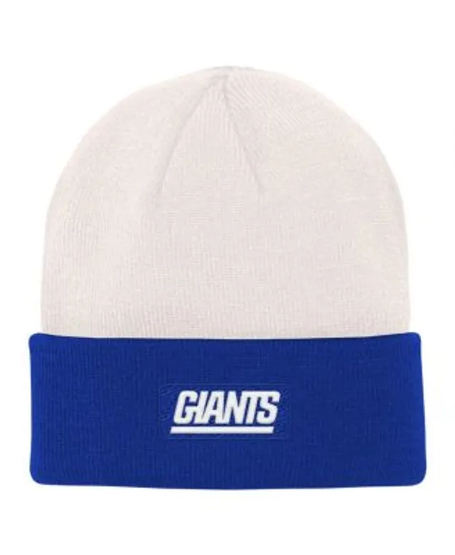 Women's New Era Cream New York Giants 2022 Sideline Cuffed Knit Hat