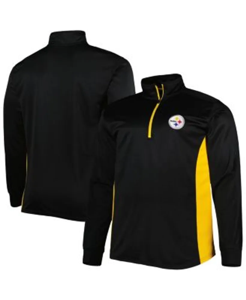 Pittsburgh Steelers New Era Gametime Quarter-Zip Hoodie Jacket