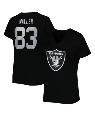 Men's Nike Darren Waller Black Las Vegas Raiders Name & Number T