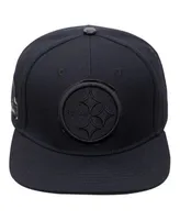 Men's New Era Black Pittsburgh Steelers Script Trucker 9FIFTY