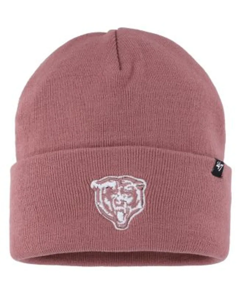 47 Brand Women's Pink Chicago Bears Haymaker Cuffed Knit Hat