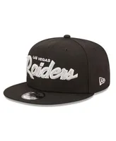 Men's '47 Black Las Vegas Raiders Street Script MVP Snapback Hat