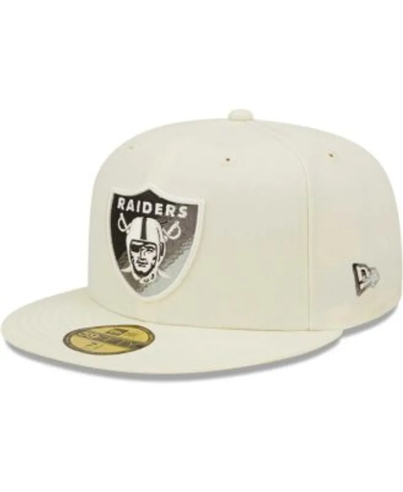 New Era Men's New Era Cream Pittsburgh Steelers Chrome Color Dim 59FIFTY  Fitted Hat