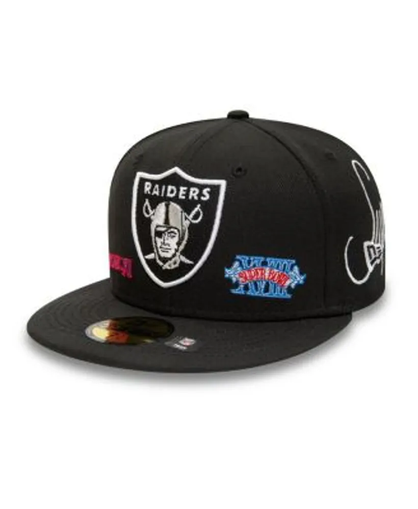 Lids Las Vegas Raiders New Era Retro 59FIFTY Fitted Hat - Cream