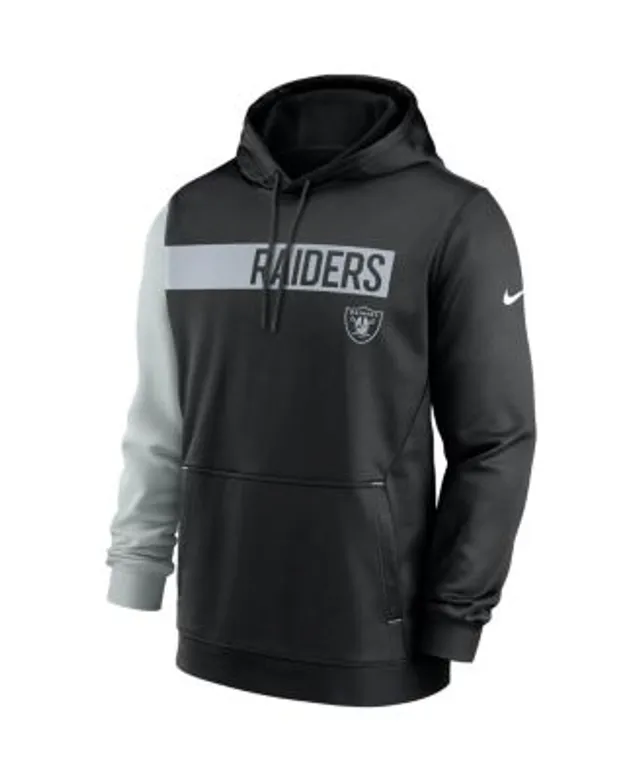 Las Vegas Raiders Nike Color Block Fleece Performance Pullover