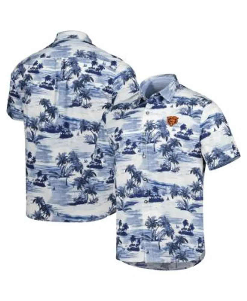 Men's Tommy Bahama Gray Cal Bears Coconut Point Frondly Fan Camp IslandZone  Button-Up Shirt