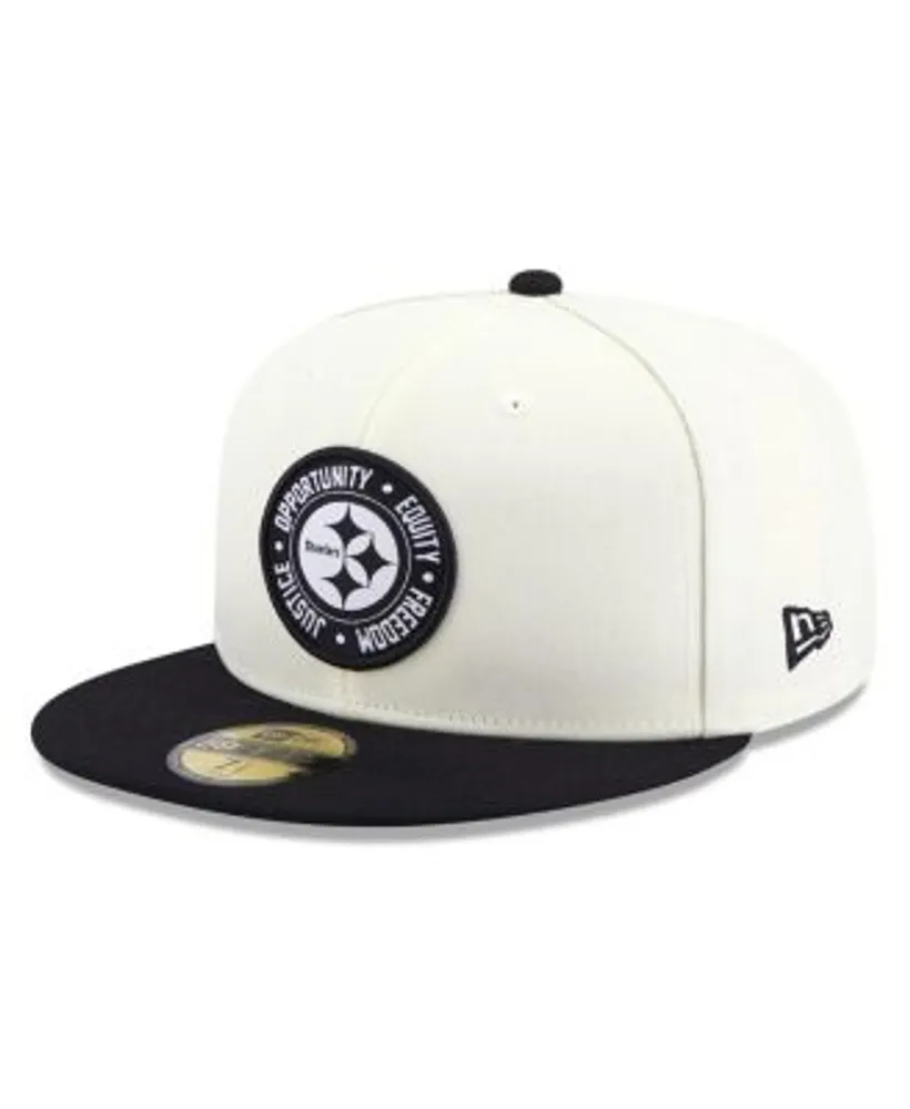 New Era Men's Cream and Black Pittsburgh Steelers 2022 Inspire