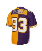 Randy Moss Minnesota Vikings Mitchell & Ness Youth Split Legacy Jersey -  Purple/Gold