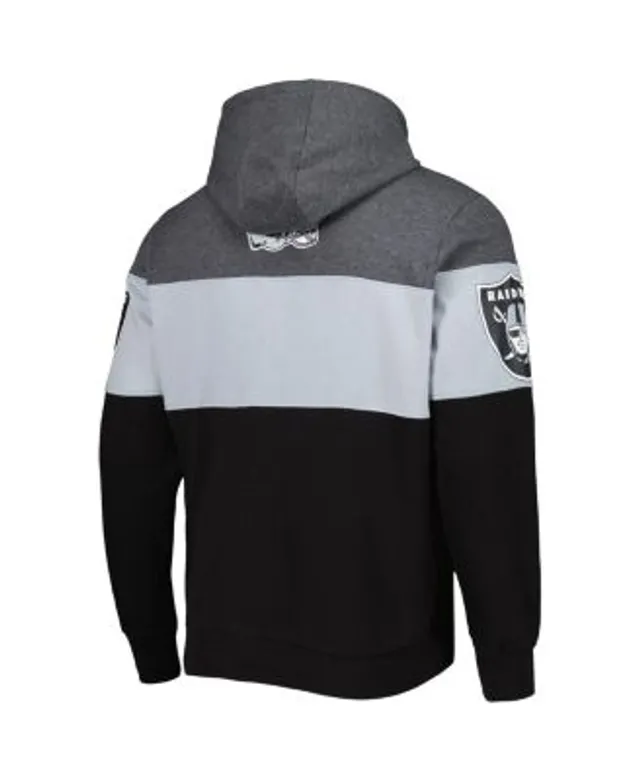 Men's Nike Heathered Charcoal Las Vegas Raiders Fan Gear Primary Logo  Therma Performance Pullover Hoodie