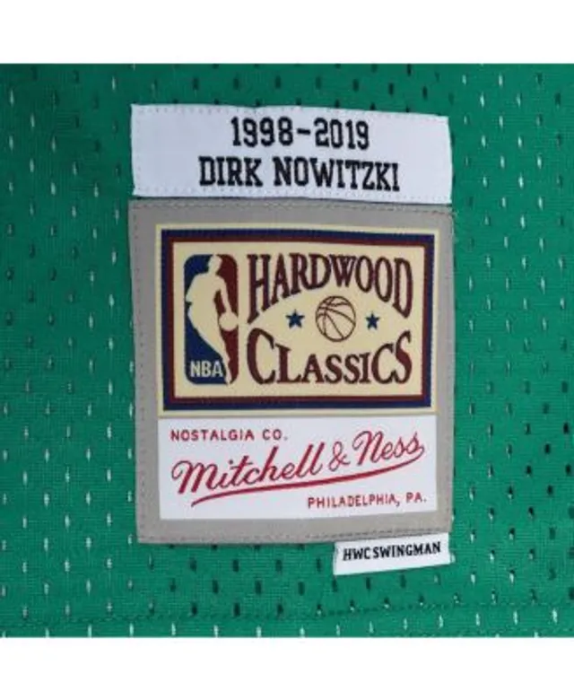 Dallas Mavericks Dirk Nowitzki 1998 Hardwood Classics Road Swingman Jersey  - Blue - Youth