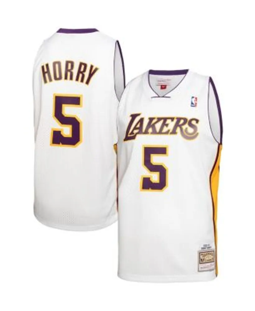 Mitchell & Ness LA Lakers Henley Tee Gray