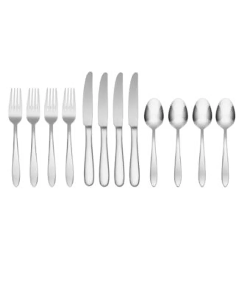 Oneida Storm Black 20 Piece Everyday Flatware Set