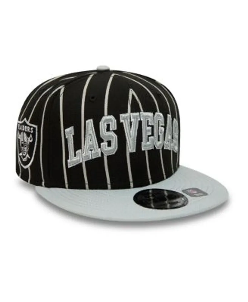 New Era Men's Black Las Vegas Raiders Club 9FIFTY Snapback Hat