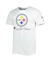 Women's Pittsburgh Steelers New Era Black Historic Champs T-Shirt