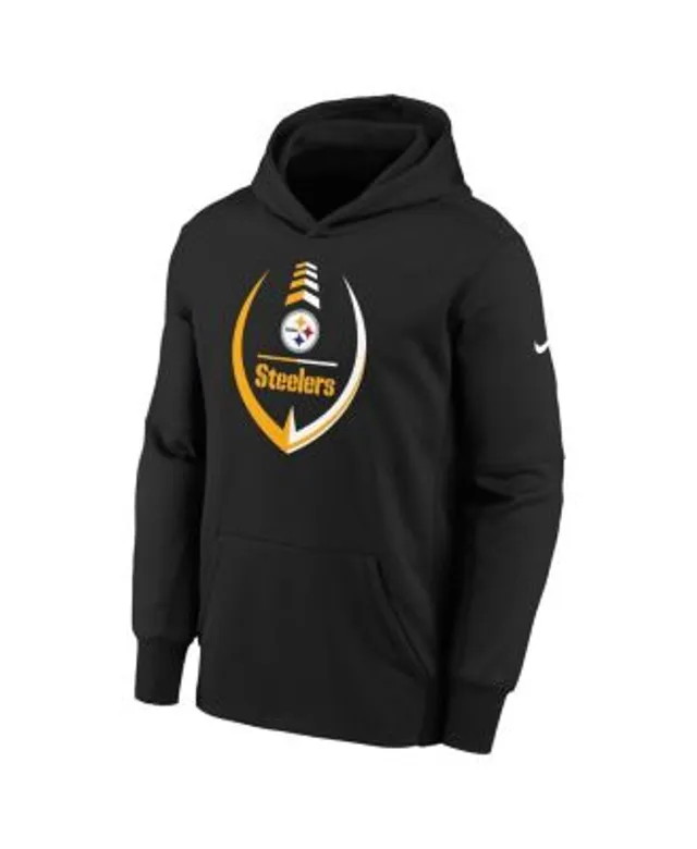 Youth Nike Brown Cleveland Browns Icon Performance Pullover Hoodie Size: Small