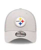 Pittsburgh Steelers Men's New Era 39THIRTY Team Neo Black Hat