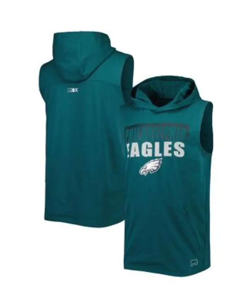 Lids Philadelphia Eagles MSX by Michael Strahan Relay Sleeveless Pullover  Hoodie - Midnight Green