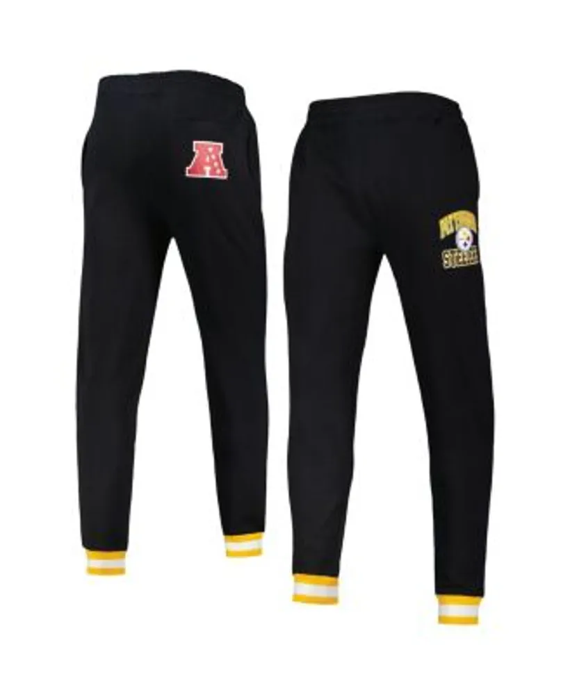 Starter Men's Black Pittsburgh Steelers Blitz Fleece Jogger Pants