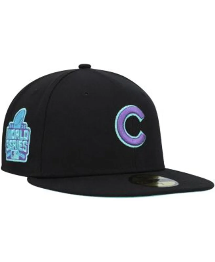 New Era Men's Chicago Cubs Black on Dub 59FIFTY Fitted Hat