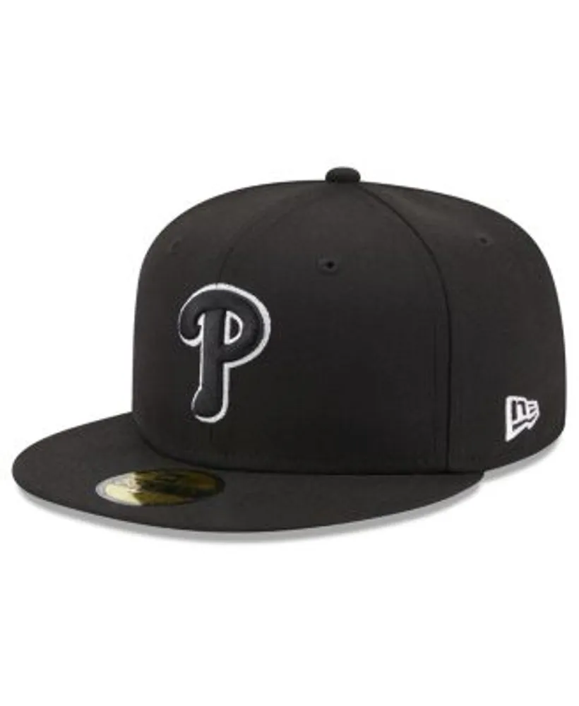 Philadelphia Phillies New Era Black & White Low Profile 59FIFTY