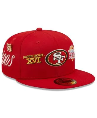 San Francisco 49ers New Era Citrus Pop 59FIFTY Fitted Hat - Scarlet