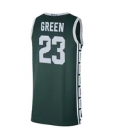 Men's Nike #12 White Michigan State Spartans Limited Retro Basketball Jersey