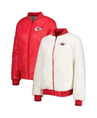 San Francisco 49ers WEAR by Erin Andrews Women's Bomber Full-Zip Jacket -  Scarlet