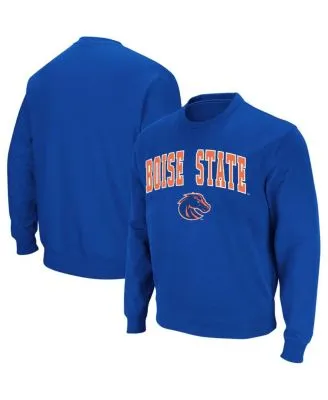 Men's Colosseum Orange Boise State Broncos Arch & Logo Tackle