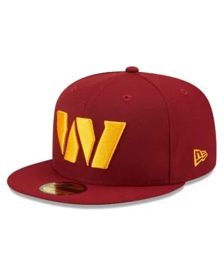 Washington Redskins Burgundy Script Logo New Era 59FIFTY Fitted Hat