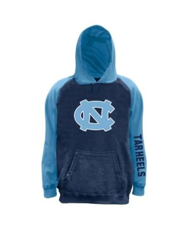 North Carolina Tar Heels Fanatics Branded Arch & Logo Tackle Twill Pullover  Hoodie - Light Blue